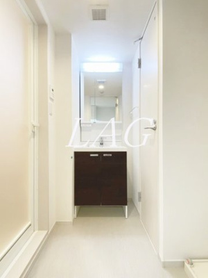 【洗面所】 | リブリ・鹿島 | 独立洗面台です。