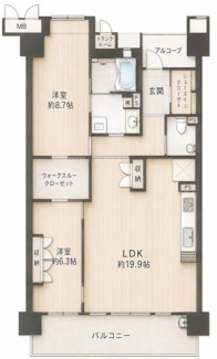 【間取り】 | サウスオールシティ レフトウィング
