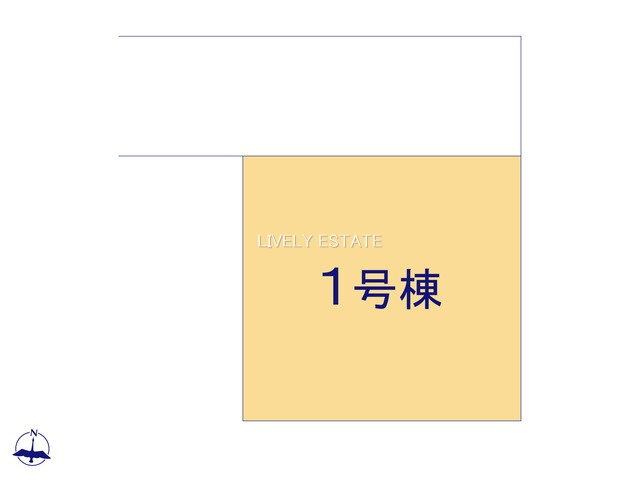 越谷市登戸町 新築分譲住宅の区画図