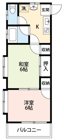 【間取り】 | 岡崎第８東海ビル