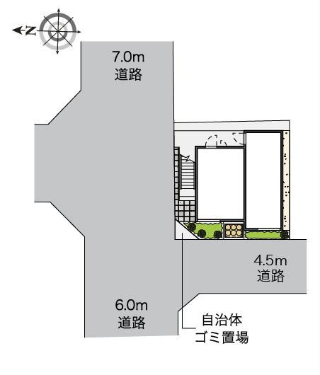 レオパレスノースフィールド新羽の地図
