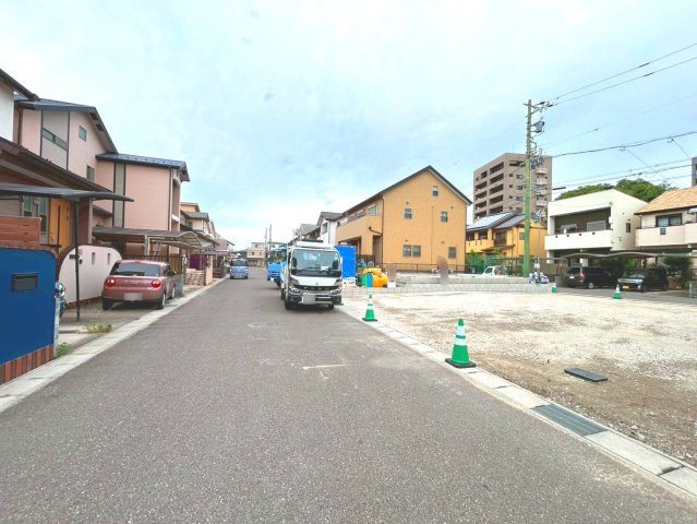 新築戸建　一宮市別明町１期　全３区画分譲の前面道路含む現地写真|「現地（2026年6月1日）撮影」　
■前面道路　
■ヤマダ不動産　株式会社リライフ