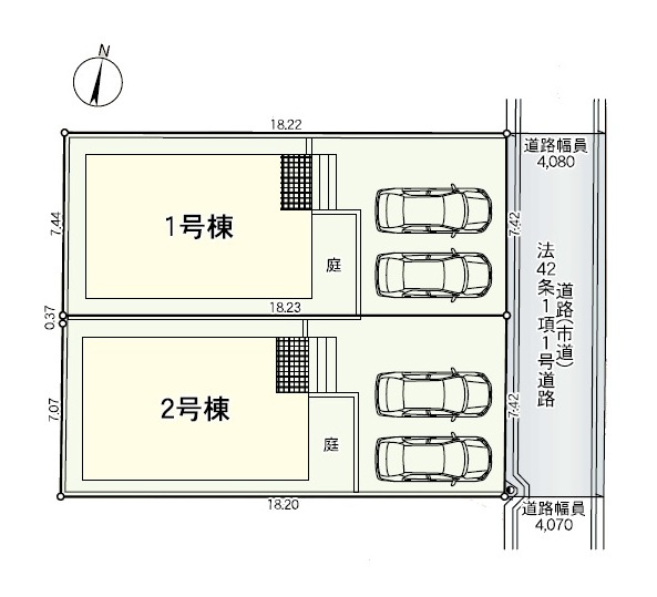 福岡市早良区干隈4丁目第15-2棟（1号棟）の間取り