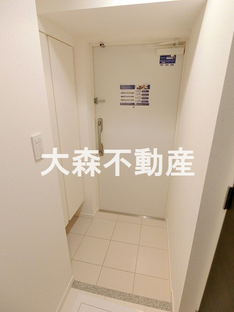 レジディア大森Ⅱの玄関
