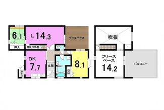 【間取り】 | 野洲市吉地　中古戸建