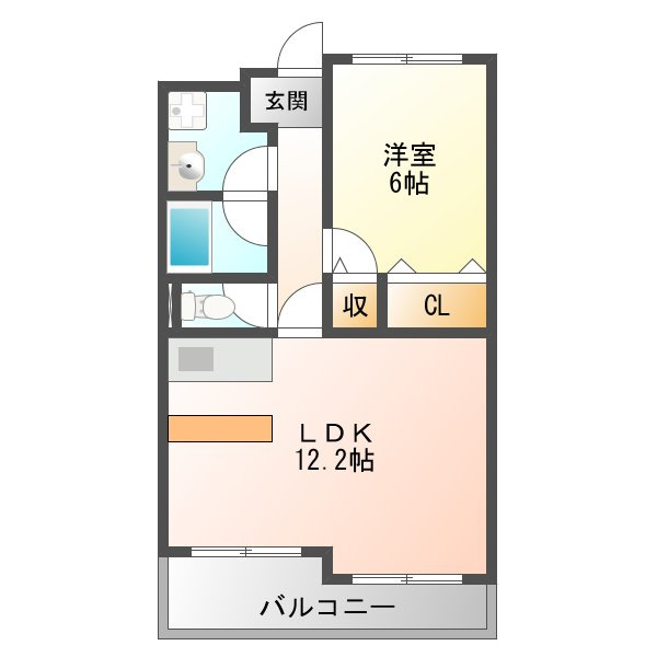 グランドールサンパティオの間取り