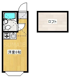 プラザ・ドゥ・モーリス　Ｂ棟の間取り|スタンダードなワンルームタイプです♪