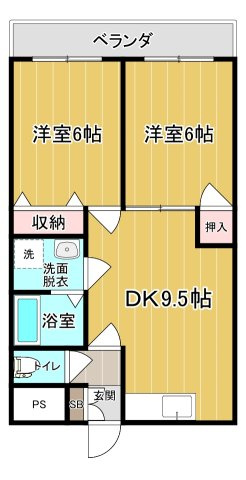 ソレイユ綾瀬の間取り