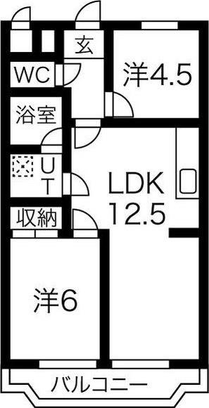 梅森坂マンションの間取り