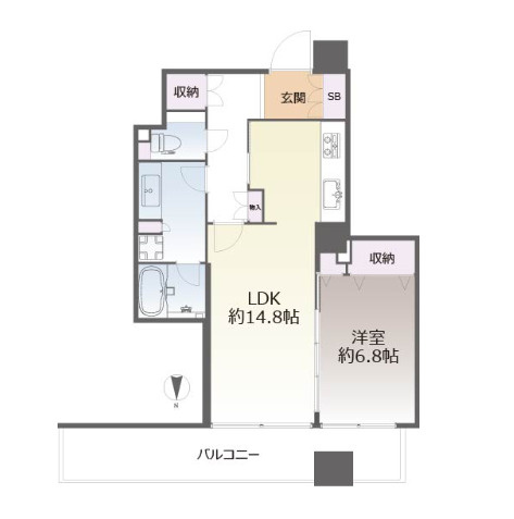 OAPレジデンスタワー西館の間取り