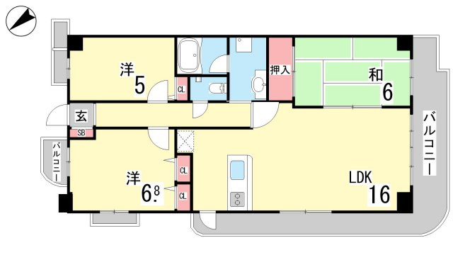 【間取り】 | ロマンツェ東灘