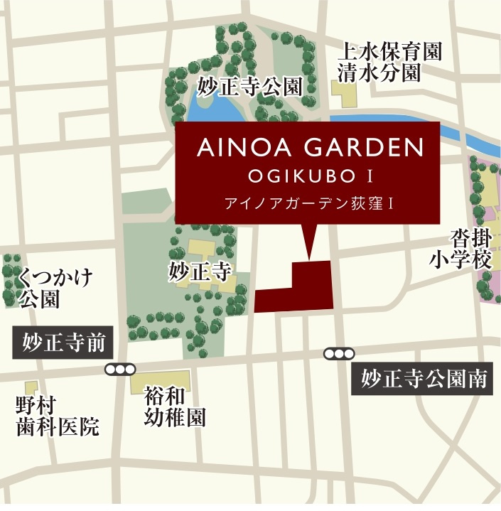 杉並区清水3丁目 全18区画 10号地のその他|杉並区清水３-4-25(カーナビにご入力ください♪)