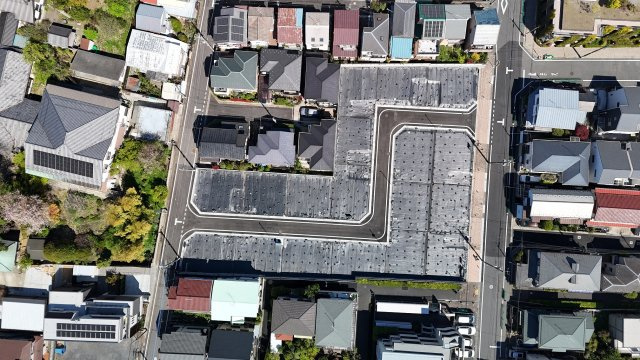 杉並区清水3丁目 全18区画 10号地のその他|上空より撮影
全18区画の大型開発分譲地
無電柱化の美しい街並み
