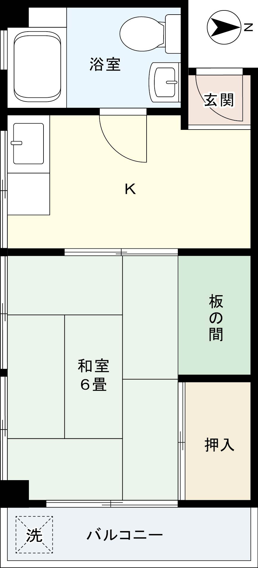 栗本ビルの間取り