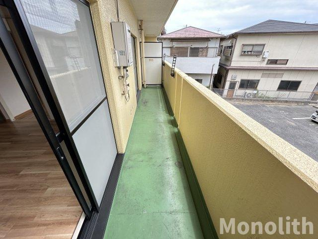 エントピア福泉のバルコニー