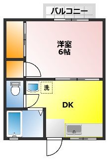 【間取り】 | サンハイツA