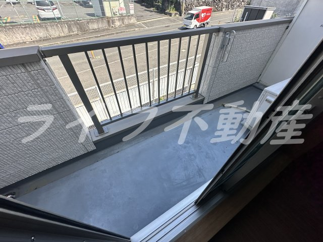 Gradito東石切のバルコニー|落ち着いた時間を過ごせるバルコニーです