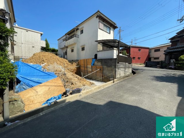 ★29(土)30(日)現地見学可能！★城陽市富野森山　限定1邸の外観|周辺は落ち着いた街並みの住宅地！子育てがしやすい住環境です！まだ未完成ですが、現地でしかわからない事もございます。是非一度ご覧ください。
