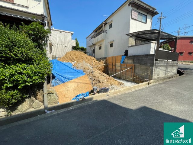 ★29(土)30(日)現地見学可能！★城陽市富野森山　限定1邸の外観|周辺は落ち着いた街並みの住宅地！子育てがしやすい住環境です！まだ未完成ですが、現地でしかわからない事もございます。是非一度ご覧ください。