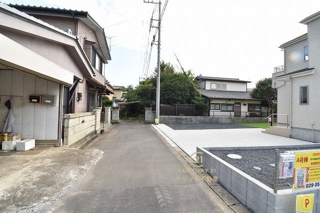 ハートフルタウン 　ひたちなか市津田2020番　Bの前面道路含む現地写真|現地撮影（2026年8月）