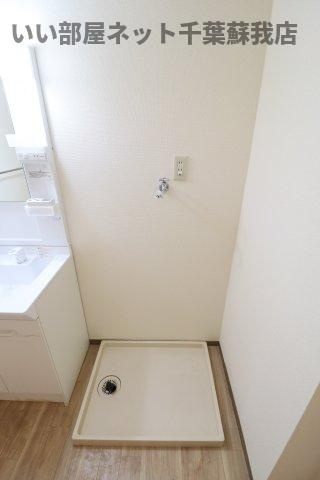 アーバンコートの洗面所|室内洗濯機置き場