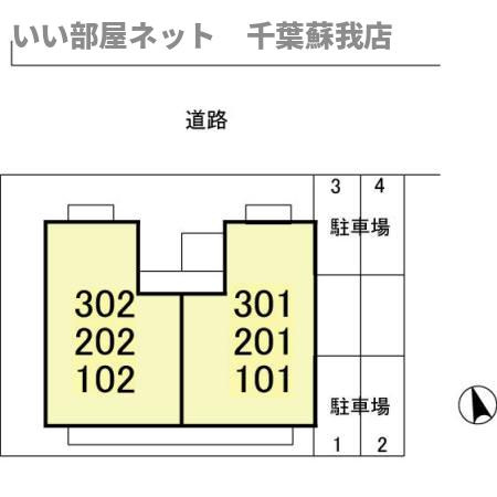 アーバンコートの区画図