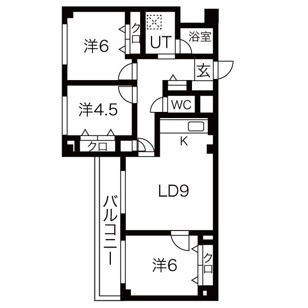 リバーサイド青谷の間取り