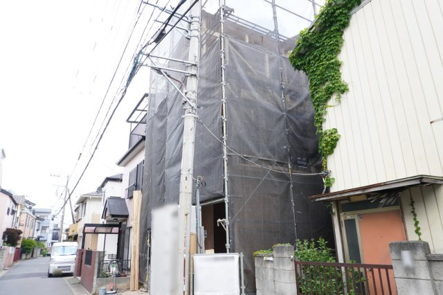 草加市谷塚町 新築分譲住宅の外観パース