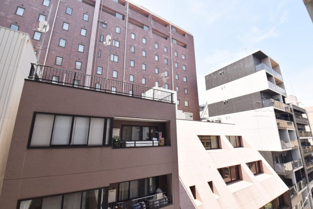 【展望】 | スタジオ・スクエア人形町 | お部屋からの眺望。バルコニーからの景色です～即日のご見学可能～　お問合せはお気軽にどうぞ。
