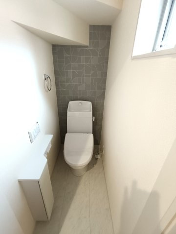三郷市　新和4丁目　新築戸建　全2棟のトイレ|シンプルで使いやすいトイレです