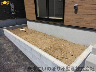 【庭】 | Cradle garden加須市南町第3　1号棟 | お庭のお手入れも楽々。プチ家庭菜園などにもオススメです！
