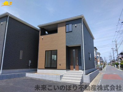 【外観】 | Cradle garden加須市南町第3　1号棟 | 幅広いお客様から好評いただいているシックな外観です