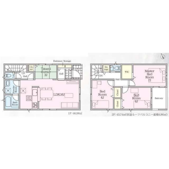 【間取り】 | Cradle garden加須市南町第3　1号棟 | 現況と異なる場合は現況優先とさせていただきます