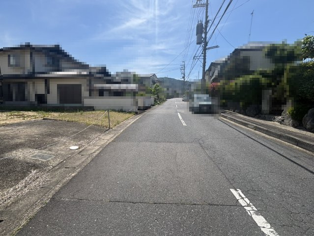 【売土地】大津市赤尾町の前面道路含む現地写真