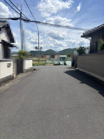 【売土地】大津市赤尾町の前面道路含む現地写真
