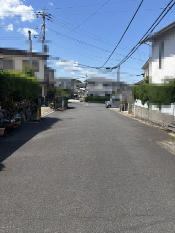 【売土地】大津市赤尾町の前面道路含む現地写真