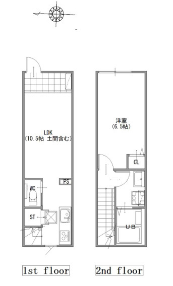 MOK TERRACE HACHIOUJIの間取り