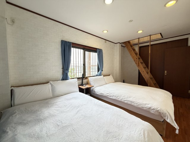 恩納村谷茶（オーシャンビュー旅館業取得済み）の洋室|大人数利用可能♪
