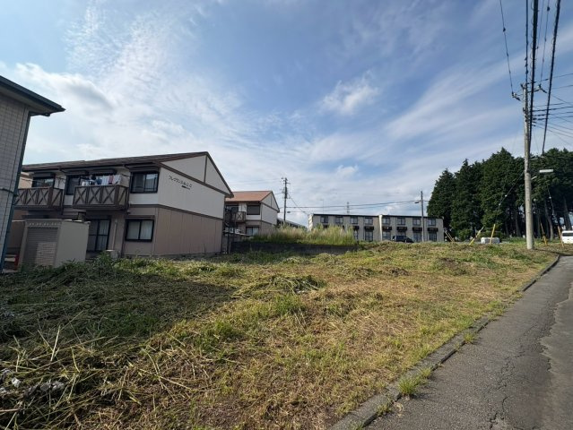 富士宮市宮原の売地の外観|南側前面道路セットバックにより拡張予定