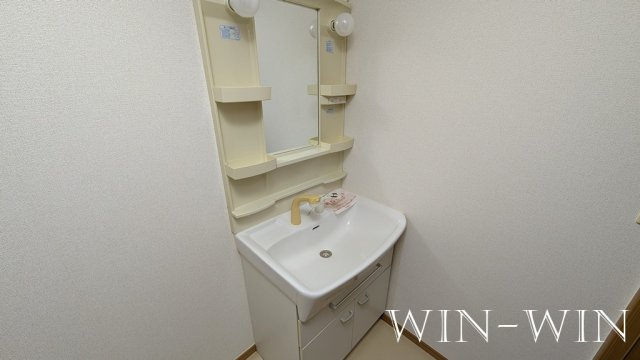 宇塚ハイツの独立洗面台