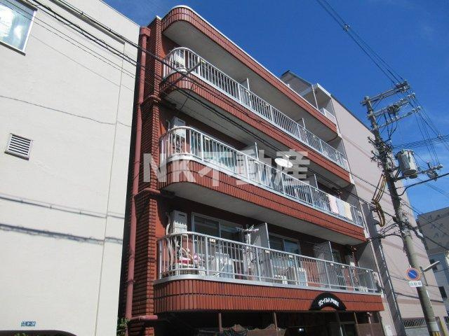 【外観】 | グローバル八戸ノ里Ⅱ（八戸ノ里賃貸） | 建物外観を気になさる方へ、見た目の良い物件です