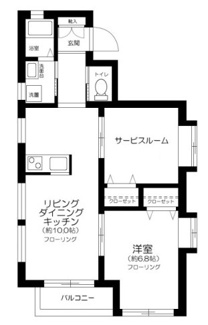 【間取り】 | プレジール南与野 | 間取りです。