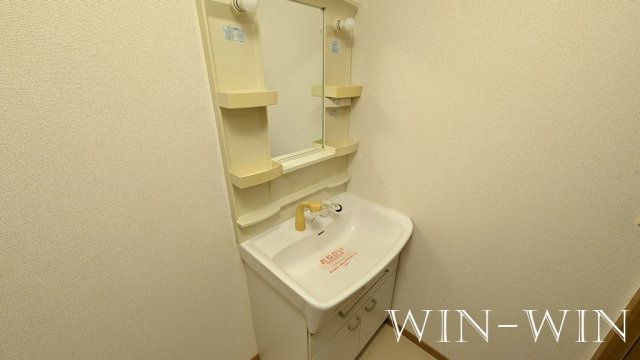 宇塚ハイツの独立洗面台