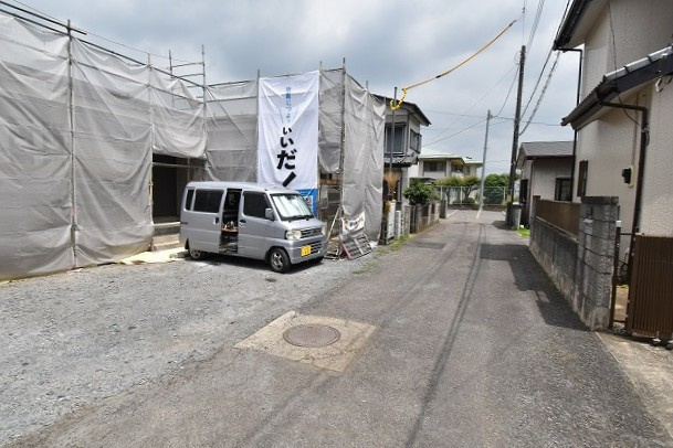 ハートフルタウン 　ひたちなか市津田2612番　Aの前面道路含む現地写真|現地撮影（2026年7月）