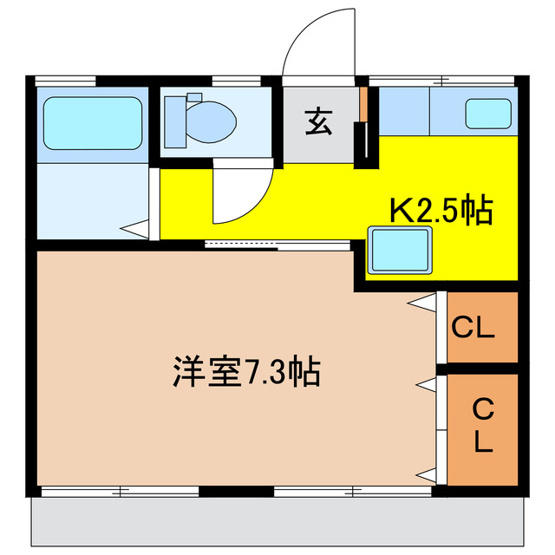 【間取り】 | 御幸ヶ原コーポ