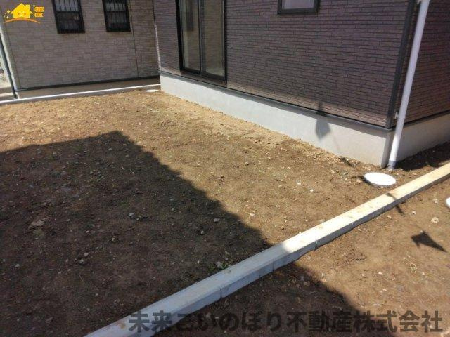 【庭】 | Cradle garden加須市南町第3　3号棟 | お庭のお手入れも楽々。プチ家庭菜園などにもオススメです！