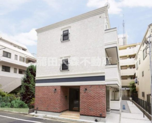 M-1 Tokyo 池上の外観|2017年2月築　鉄骨造地上3階建て総戸数11戸　
東京都大田区池上2丁目　東急池上線池上駅徒歩10分、都営浅草線西馬込駅徒歩13分