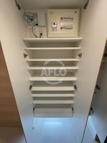 クレヴィアタワー中之島　福島小学校区の収納|クレヴィアタワー中之島　シューズボックス