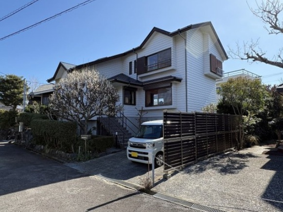 城ヶ崎海岸　家庭菜園ができるお庭と温泉付きの4SLDK＋2Sの外観