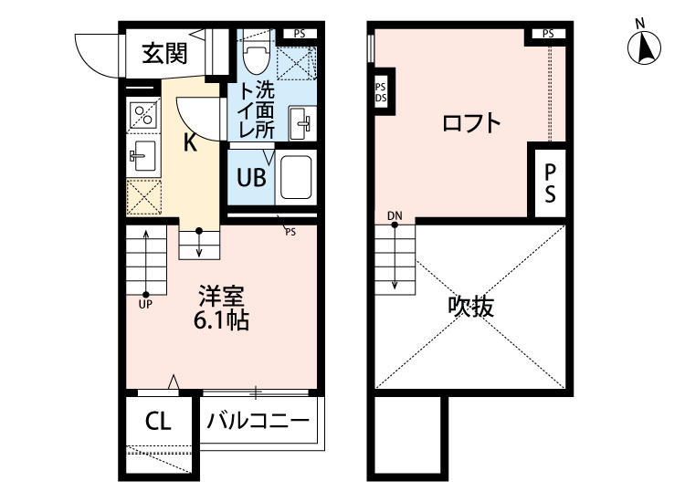 CASAKの間取り|使いやすい間取りです。